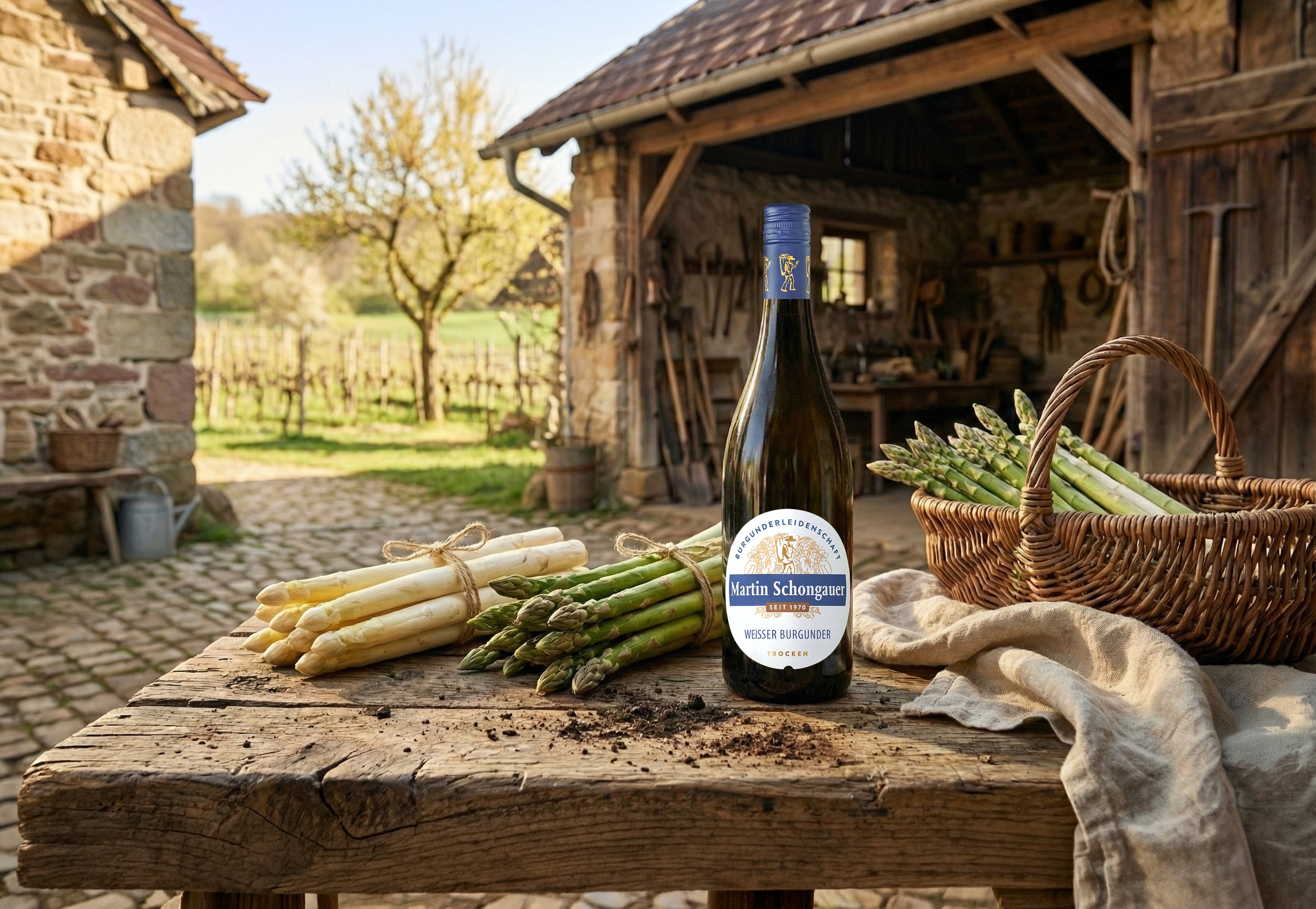 Frühjahrsfreuden mit Burgunderweinen von Martin Schongauer 